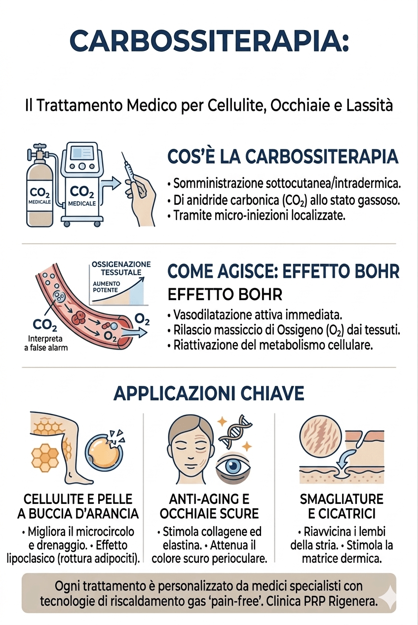 Carbossiterapia - Prp Rigenera - Firenze - infografica